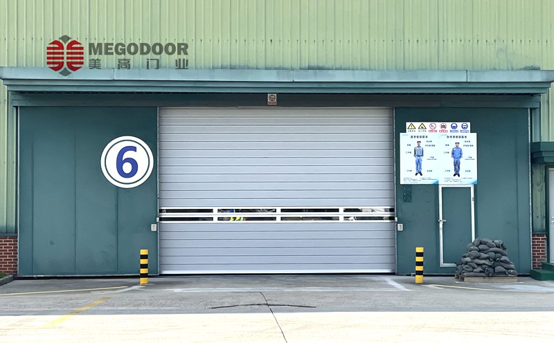 專供出口硬質快速卷簾門插圖6